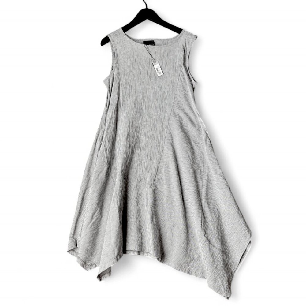 PORTO SF |  "Belcanto" Dress Zinc Stripe